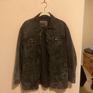 Levi’s black denim men’s jacket x-small